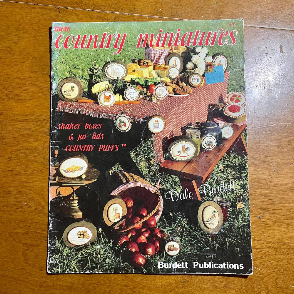 Country Miniatures: Cross Stitch & Embroidery Patterns by Dale Burdett